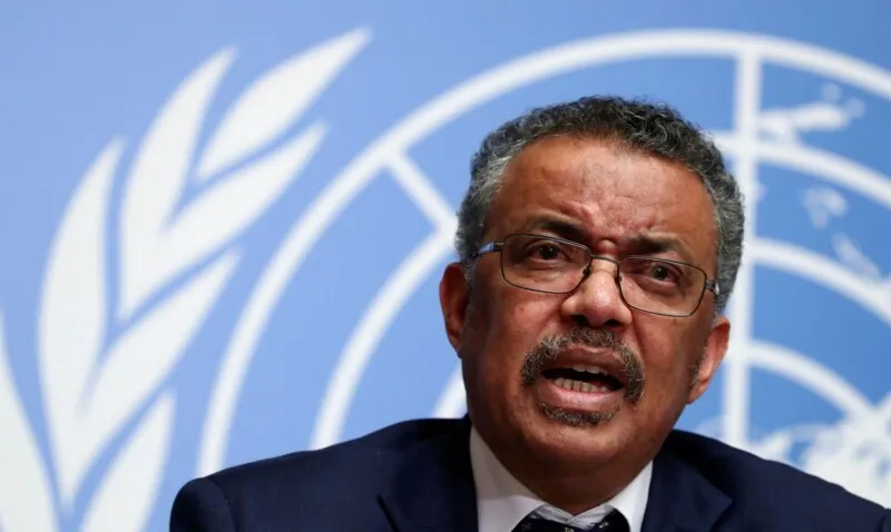 Tedros Adhanom, diretor-geral da Organização Mundial da Saúde (OMS)