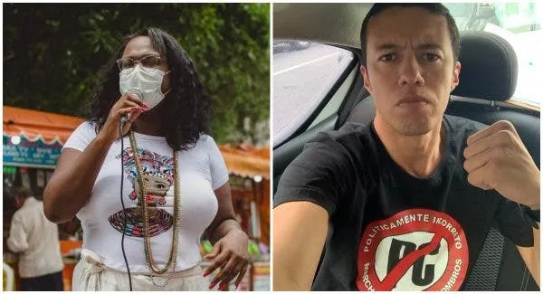 A vereadora Benny Briolly afirmou que o vereador Douglas Gomes tentou agredi-la fisicamente