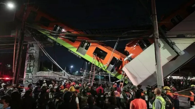 Imagem ilustrativa da imagem Acidente no metrô do México deixa mais de 20 mortos: o que se sabe até agora