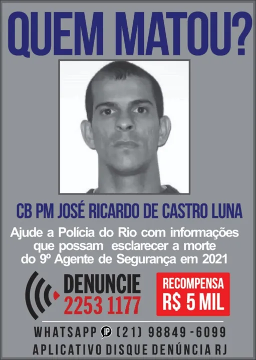 Imagem ilustrativa da imagem Portal lança cartaz para identificar envolvidos na morte de PM