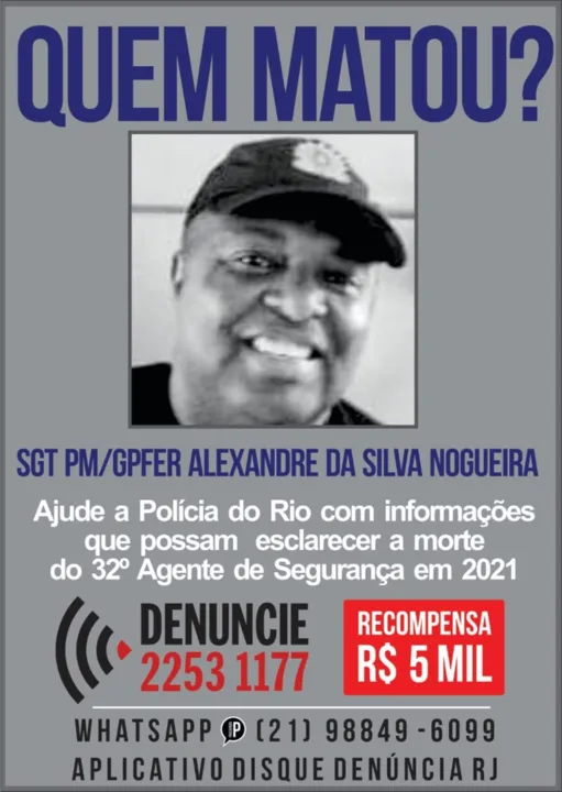 Ele foi atingido no quadril, e foi socorrido ao Hospital Estadual Getúlio Vargas, na Penha.