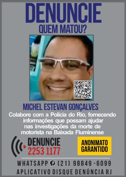 Michel Estevan Gonçalves, de 39 anos, motorista de aplicativo há quatro anos.