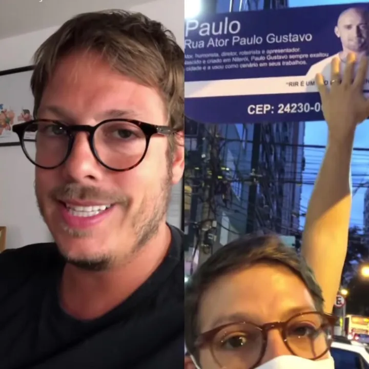 Imagem ilustrativa da imagem Fábio Porchat visita Rua Ator Paulo Gustavo e emociona seguidores (Veja Vídeo)