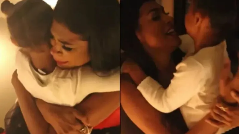 Imagem ilustrativa da imagem BBB21: Eliminada no Paredão, Pocah chora muito ao reencontrar a filha