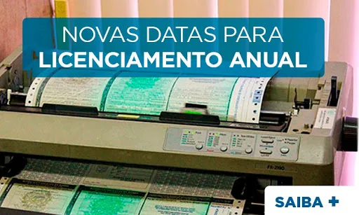 Neste ano, o licenciamento é 100% digital