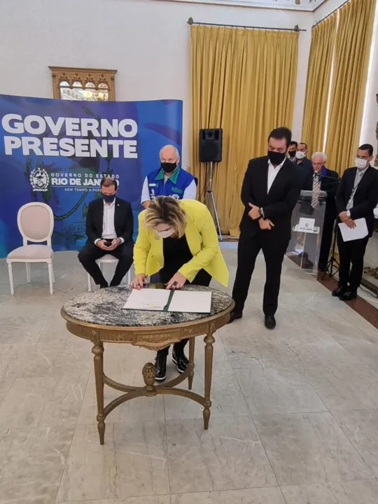 O evento contou com a presença do governador em exercício, Cláudio Castro