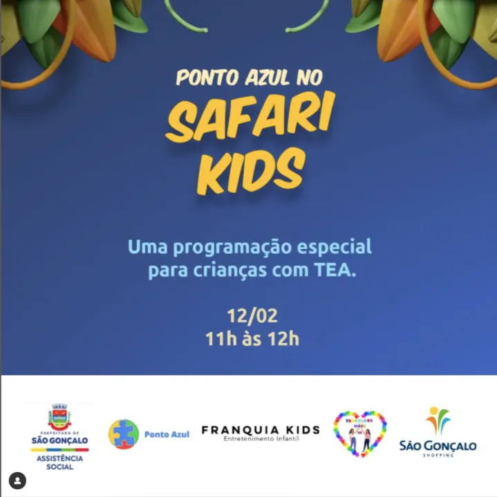 O Safari Kids é uma das atrações