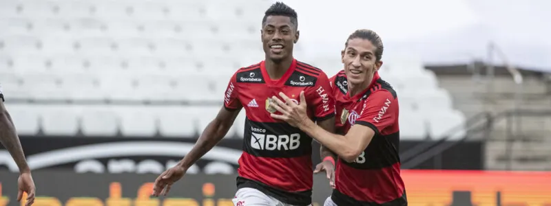 Everton Ribeiro, Gustavo Henrique e Bruno Henrique marcaram os gols da vitória rubro-negra