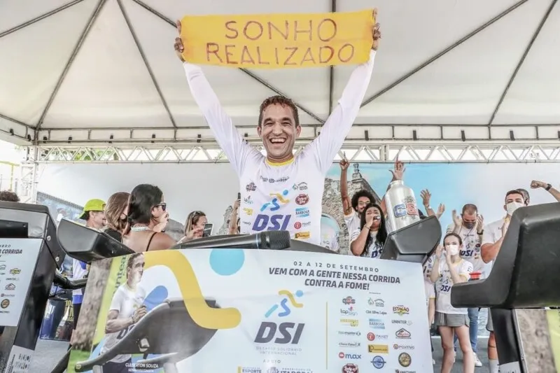 Ultramaratonista Cleberton Souza esteve à frente do DSI