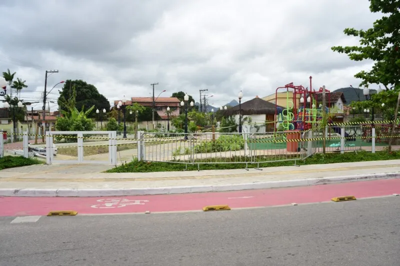 Praça Agroecológica Emilton Santos foi interditada para reparos