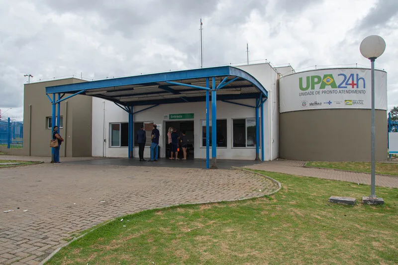 O bebê foi levado para a Unidade de Pronto Atendimento (UPA) Abílio Pedro