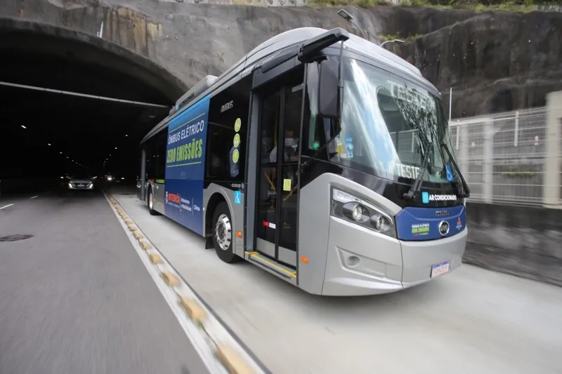 Niterói testa ônibus elétrico na cidade