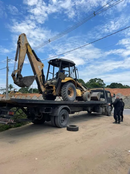 Extração mineral ilegal foi deflagrada em operação conjunta