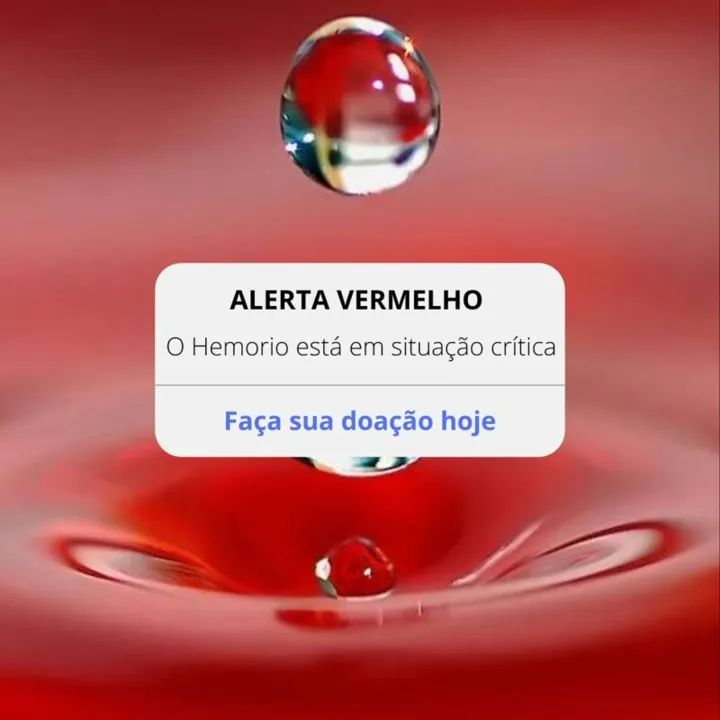 Hemorio necessita de doação de sangue