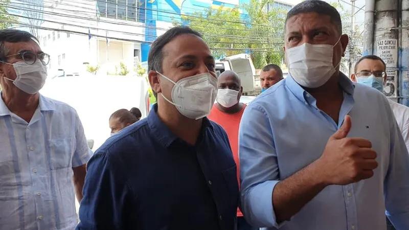 Rodrigo Neves e Dejorge Patrício se reuniram na terça-feira (22)