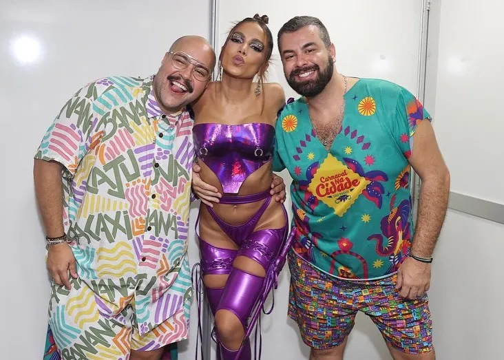 Tiago, Anitta e Fernando Poli