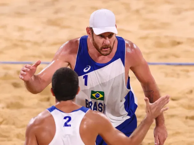 Dupla brasileira fechou a partida em 2 sets a 0