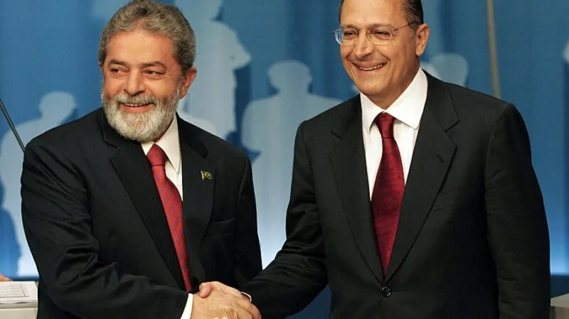 Ex-presidente Lula com o ex-governador de SP, Geraldo Alckmin