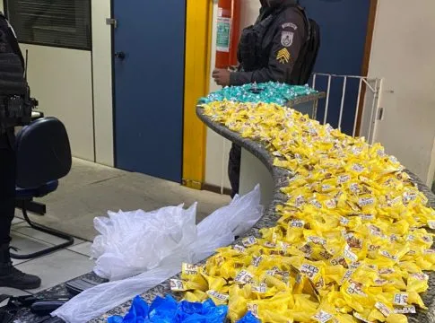 Drogas apreendidas 