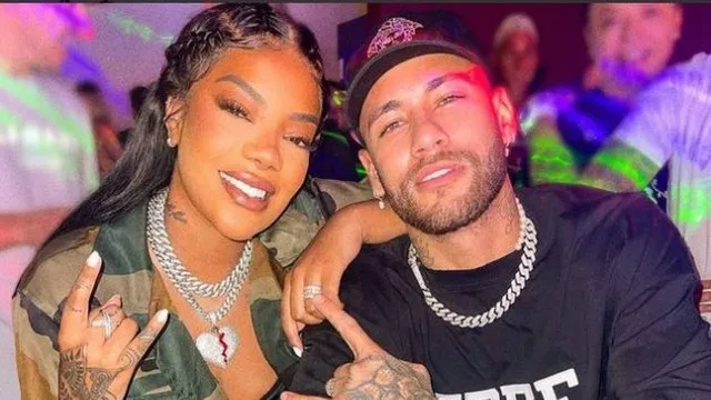 Neymar e Ludmilla posaram juntos na primeira festa