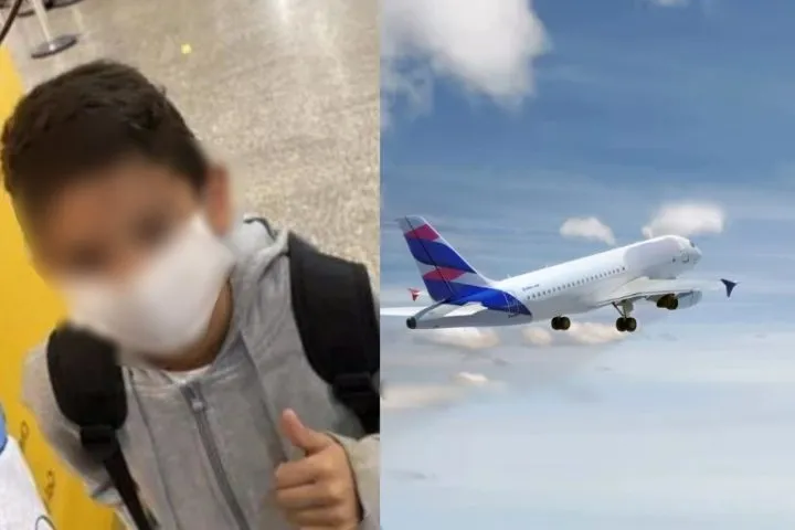 Menino de 9 anos viaja sozinho de avião, sem passagem e coloca em xeque a  segurança 