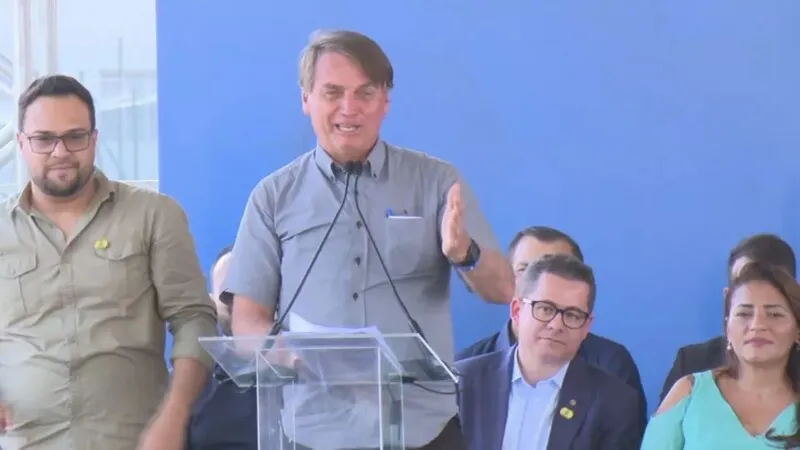 Ao todo, Bolsonaro discursou por 25 minutos