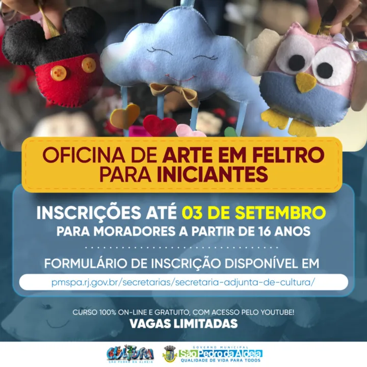 A atividade é indicada especialmente para aqueles que desejam aprender a confeccionar lembrancinhas com temas lúdicos