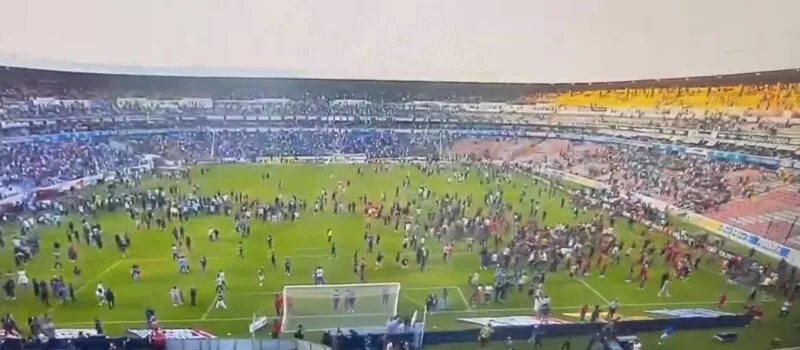 22 pessoas ficaram feridas em jogo do futebol mexicano