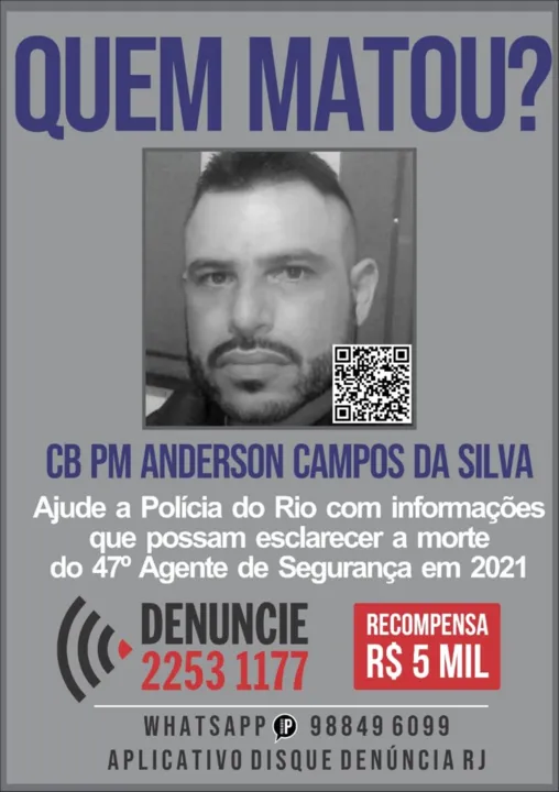 Chega a 40 o número de agentes de Segurança mortos em 2021 