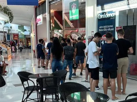 Foram relatadas diversas filas em shoppings do Rio de Janeiro
