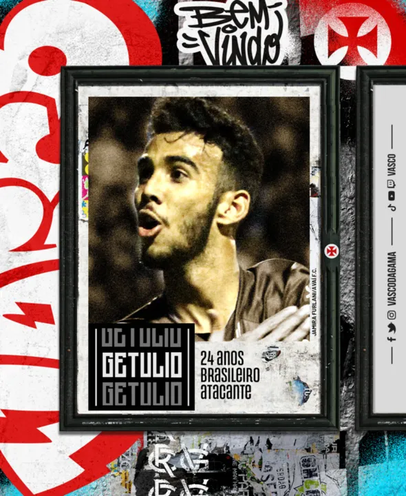 Getúlio é anunciado pelo Vasco