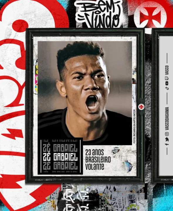 Vasco anuncia contratação de Zé Gabriel