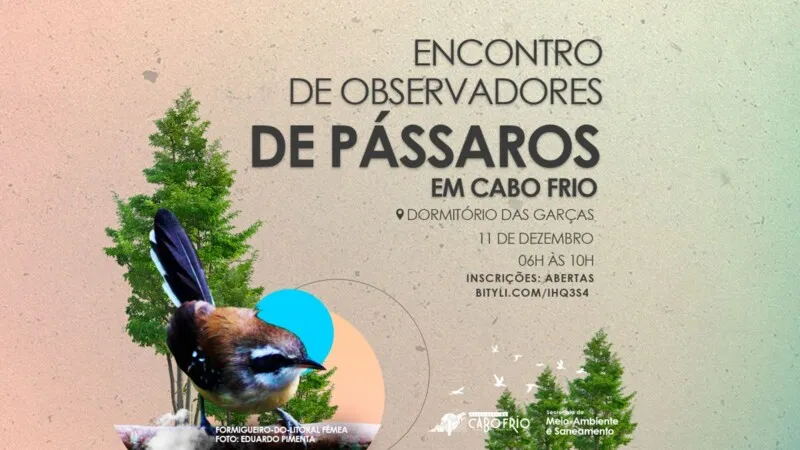 O evento acontece no Parque Ecológico Municipal Dormitório das Garças, na manhã de 11 de dezembro