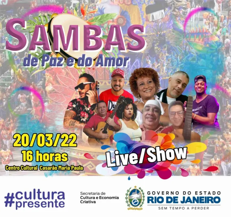 Live será gravada e divulgada em abril