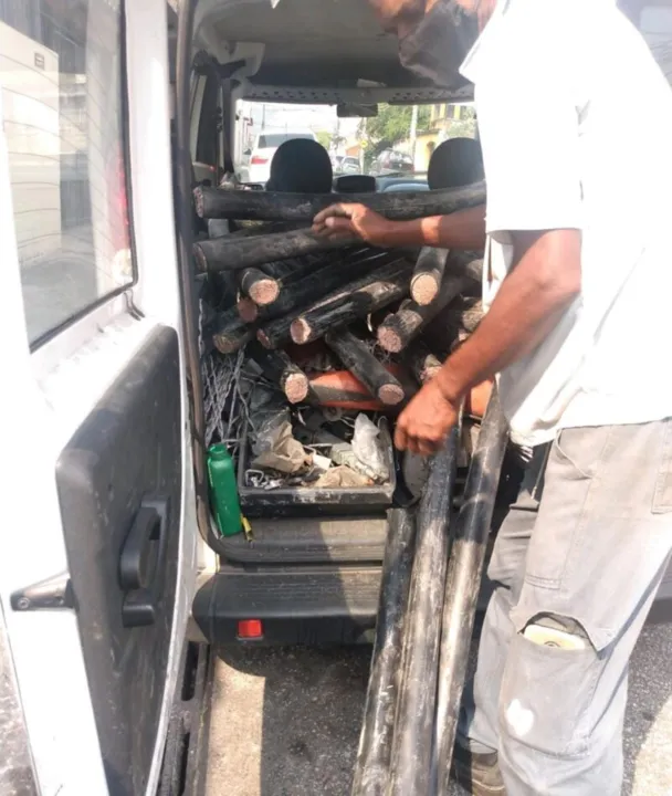 O material foi recuperado pela PM