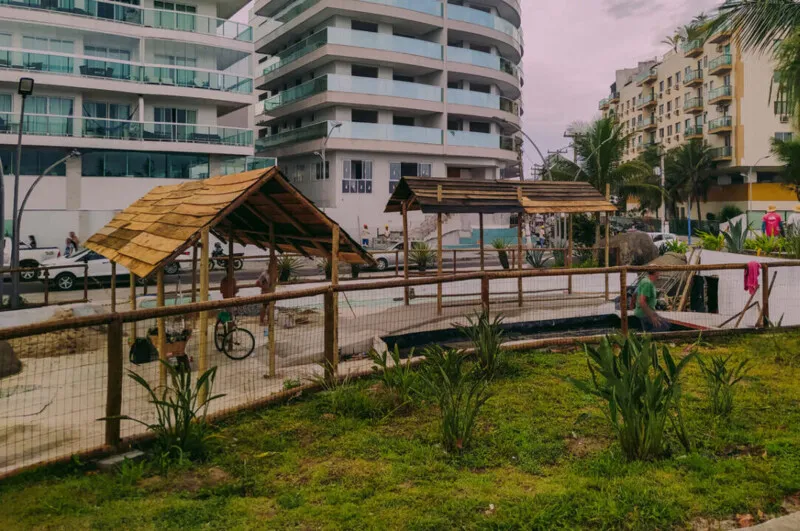 Nova área destinada ao público infantil está sendo construída através de uma parceria público-privada