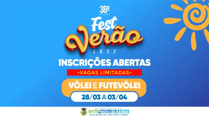 Lembrando que os outros esportes terão as inscrições abertas a partir do próximo dia 1 de abril