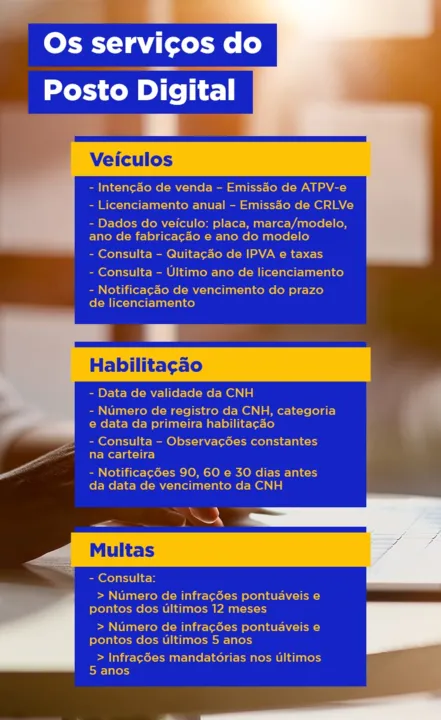 O Detran reduzirá a burocracia 