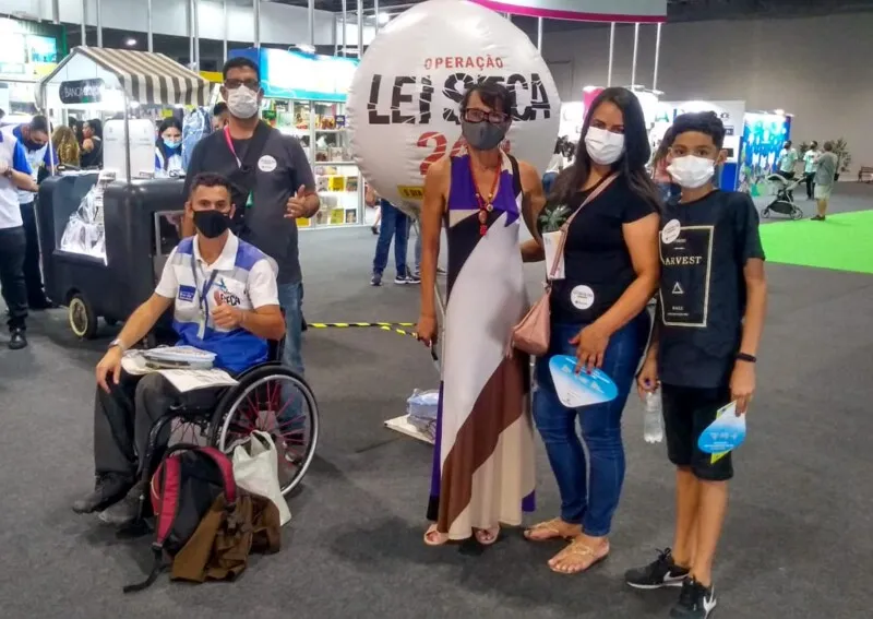 Equipes de educação estarão no evento para conscientizar o público sobre os riscos da mistura entre álcool e direção