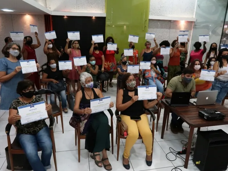 Com a finalização do curso, as mulheres vão permanecer inseridas no projeto e poderão expor seus produtos