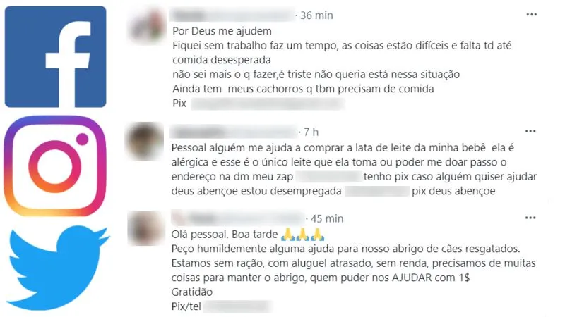Inúmeros fatores são responsáveis por tantas pessoas implorarem por ajuda