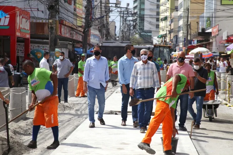 Prefeito tem visitado canteiros de obra