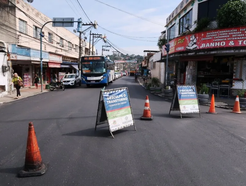 O objetivo é que o programa de pavimentação seja realizado em 54 vias da cidade
