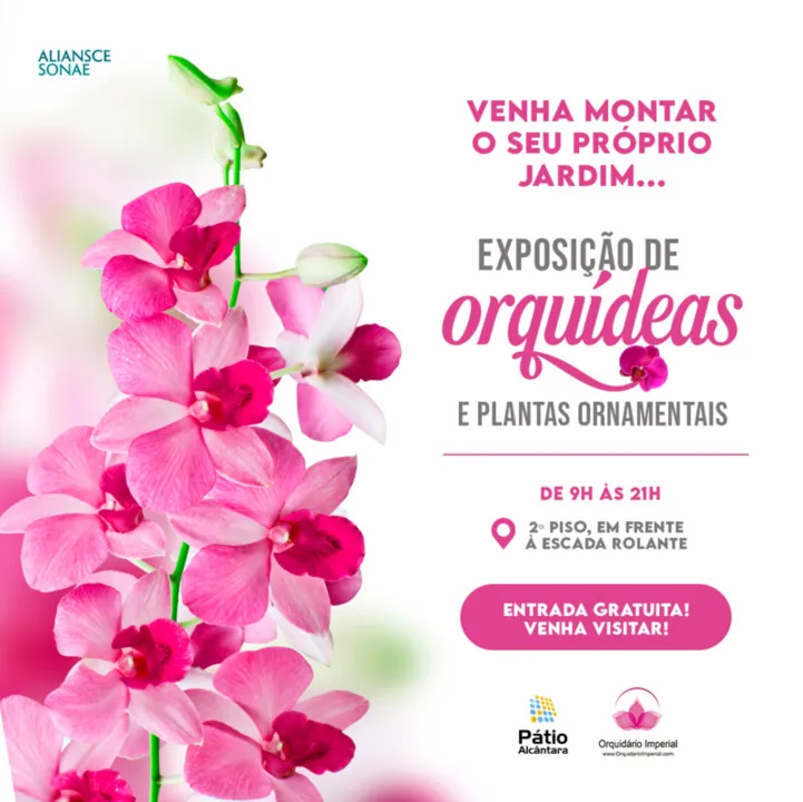 Os clientes do mall vão poder apreciar e adquirir diferentes espécies de flores e produtos para o jardim