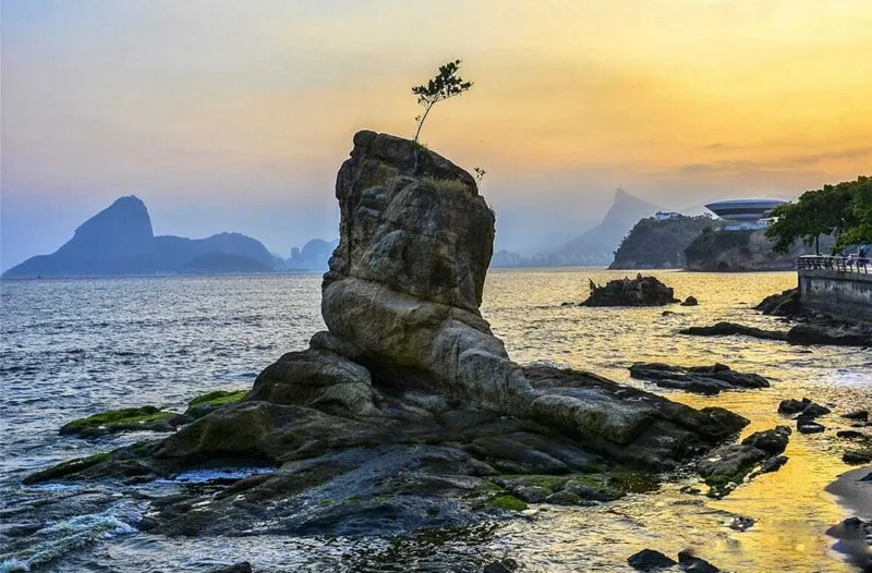Fotografia da Praia das Flechas, Niterói