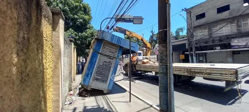  O módulo foi removido para o depósito público municipal