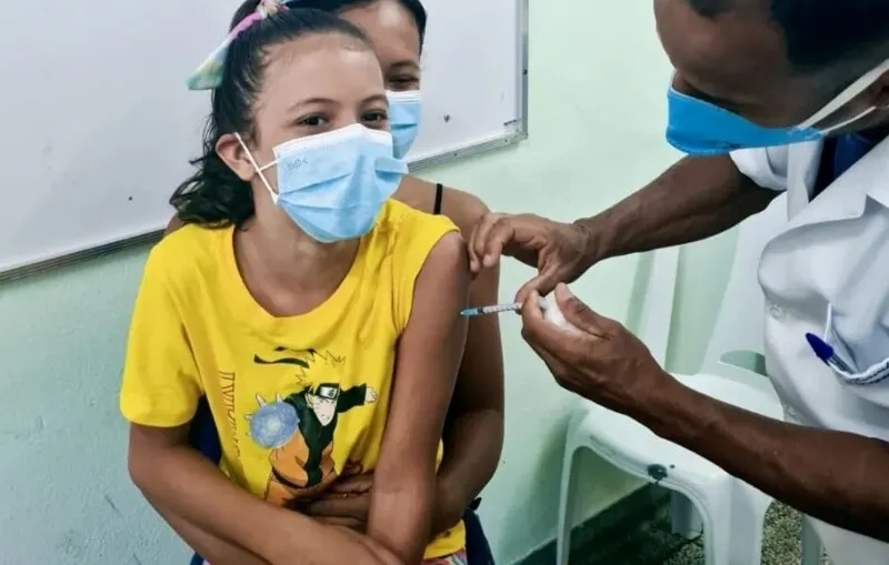 A vacinação segue para crianças com comorbidade ou alguma deficiencia 