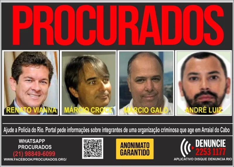 Portal dos Procurados lançou cartaz 