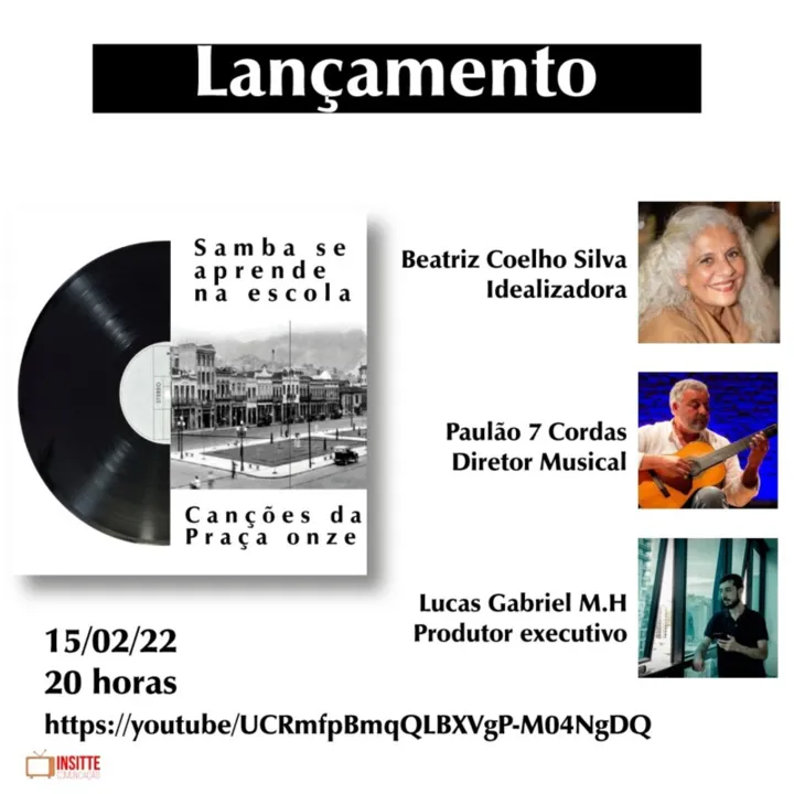 Banner de divulgação do lançamento