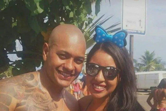 Luiz Felipe dos Santos Monteiro e sua ex-noiva Camila